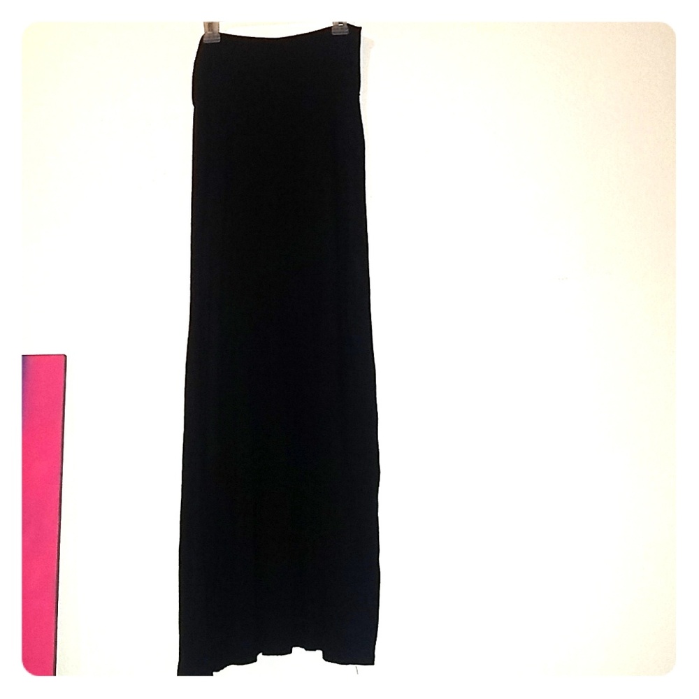 Black Long Maxi Skirt